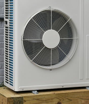 high efficiency hvac outdoor unit logos removed