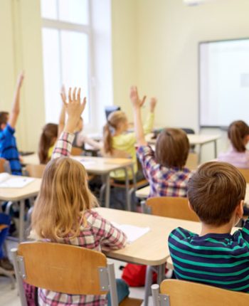 Kids in a classroom