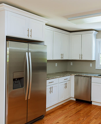 Appliances in a kitchen