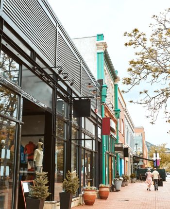 Small town storefronts